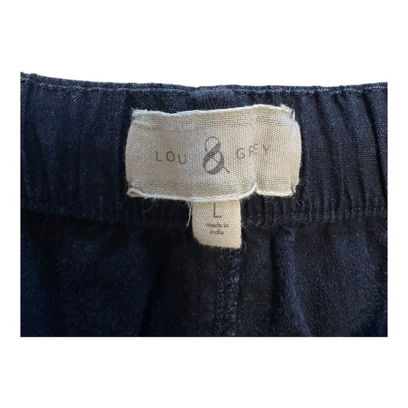 Loft | Lou & Grey Navy Blue Linen Blend Pants - Size Large - Picture 7 of 15